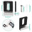 Kit da 20 Pezzi per Appendere Specchi Resistenti, Clip per Specchi Pesanti per Montaggio A Parete, Foro Singolo, Argento 6