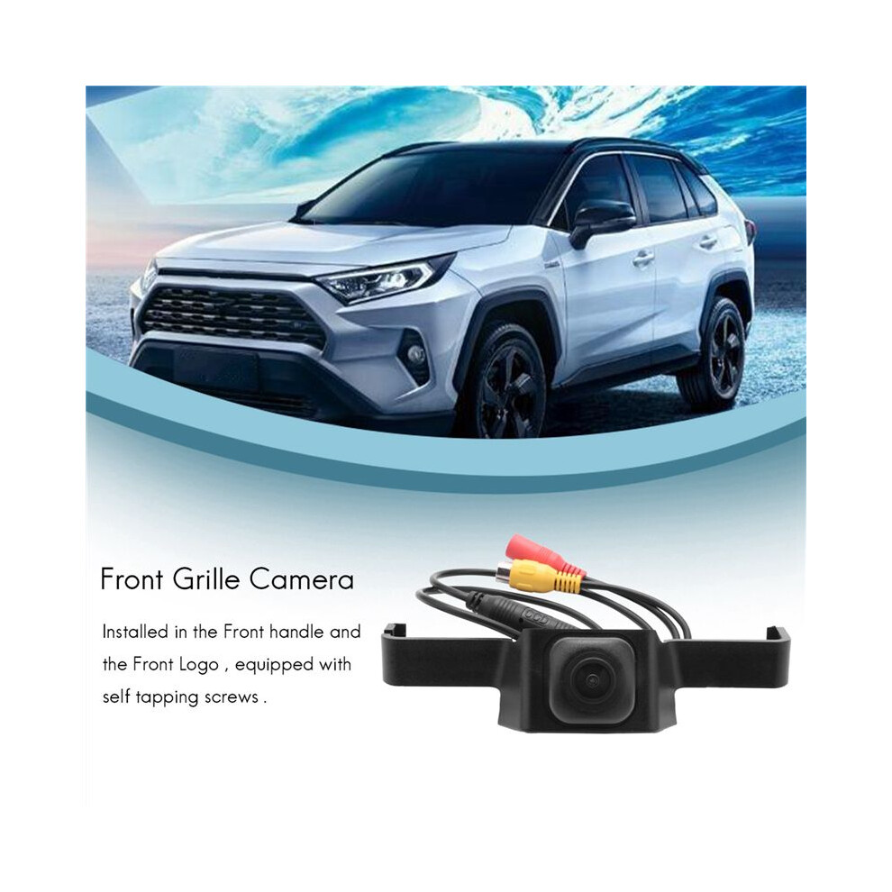 10X Ccd Car Front Grille Camera Front View Parking Logo Camera Night Vision For Rav4 2020 6033949154767