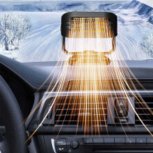 2X Portable Car Heater Heating/Cooling Fan Auto Dryer Portable 2-in-1 Car Heater Defroster Fan for Heating Auto for Cars