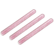 3X Glass Nail File Crystal Nail Shiner Buffers Block with Portable Case for Natural Nails