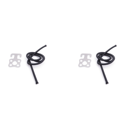 2X Scuba Diving SS Plate Hook con Bungee per Backmount Sidemount BCD E Muta Stagna