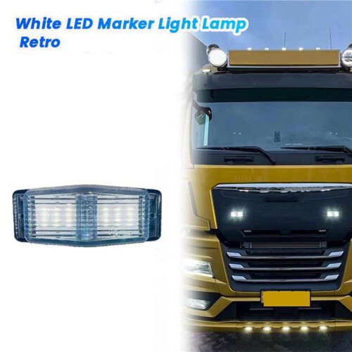 4X Front Grill Light LED  Lamp for     Truck Lorry Front Double Burner Indicator Lights B 1