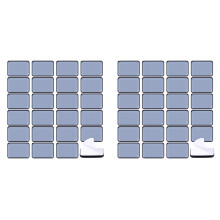Deslizadores Y Deslizadores de Muebles de 48 Piezas para Muebles en Movimiento de Alfombras Deslizadores de Muebles Autoadhesivos de 25X35 mm