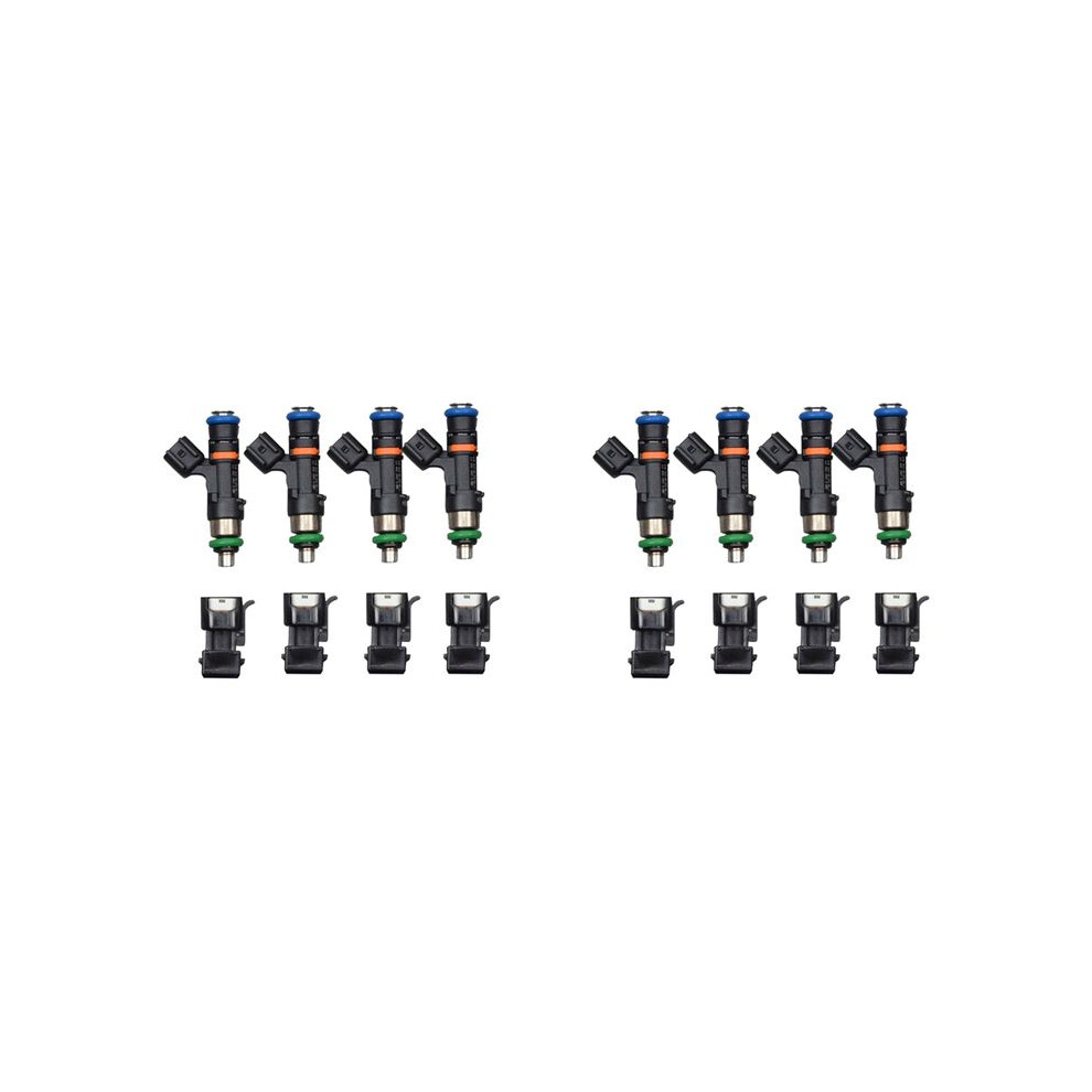 8X Fuel Injectors 60Lb 630Cc With Converter For 1.8T Turbo -A4 Tt Ev14 0280158117 0280158298 6032767158940