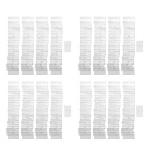 200Pcs Clear Plastic Label Holder Price Tag, Shelf Label Clip Removable Label Holder for Storage Bins Basket Labels
