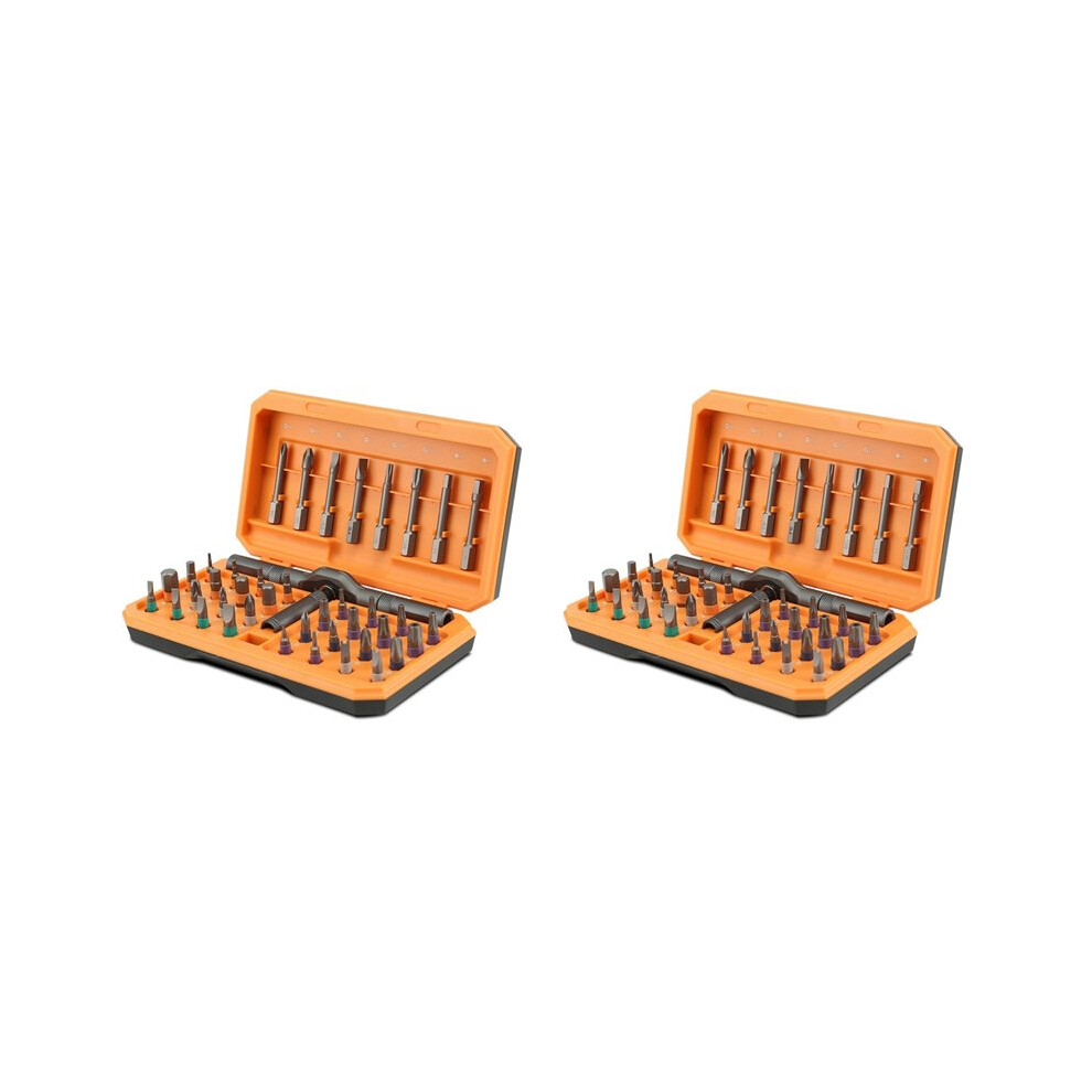 2X 42 In 1 Magnetic Screwdriver Set,Multi Bit Magnetic Drive Set With Detachable Ratchet Handle 6031861914094