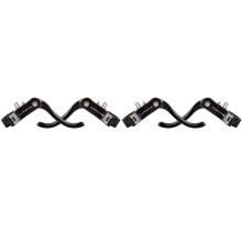 4X FMFXTR Leve Freno per Bici Maniglia Freno per Bicicletta Leggera nel Lega di Alluminio per Bici da Strada Fixed Gear Nero