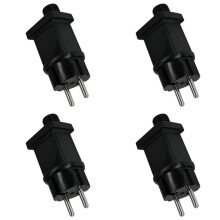 4X 4.5V 3.6W Plug LED Power Supply LED Transformer Plug Adapter IP44 Waterproof Power Christmas Lamp Adapter EU PLUG