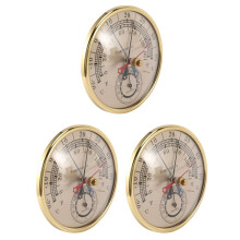 3pièces 5 Pouces Min Max ThermomèTre HygromèTre Mural Tenture Murale Analogique IntéRieur ExtéRieur Anti Pluie TempéRature HygromèTre