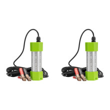 2X 70W 12V LED Angeln Licht 108 LED KöDer Tauch Angeln Licht Unterwasser Crappie KöDer GrüN Nacht Fischen Finder
