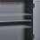 (Grey) Bath Vida Priano 2 Door Wall Cabinet Storage 4