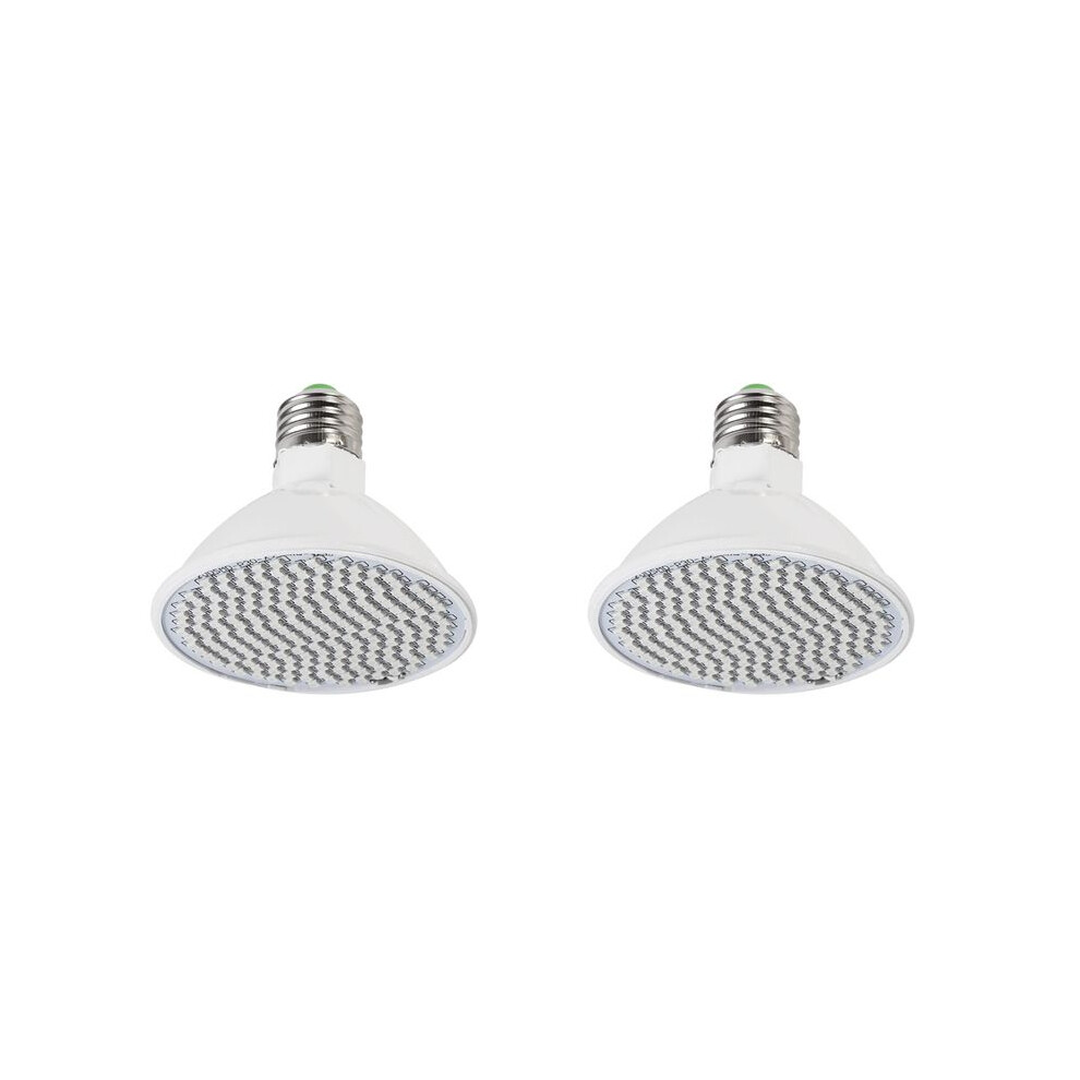 2X Led Plant S E27 200 Leds Grow Bulb Full Spectrum For Plants Greenhouse And Garden Succulents Flowers Light 6031002855033