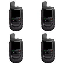 4X para Global Android POC Intercom Outdoor 5000km 4G Frota Portátil Intercom Bidirecional EU-PLUG