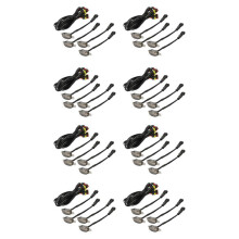 32X Raptor Estilo Ahumado Lente ÁMbar LED Rejilla Delantera Luces de Marcha para F-150 F150 2009-2018