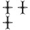 3X Motocross Dirt Bike Plastic Fork Support Guard Transporte Protetor Garfo Saver Brace 10,5 Polegadas L-Motorcycle 1