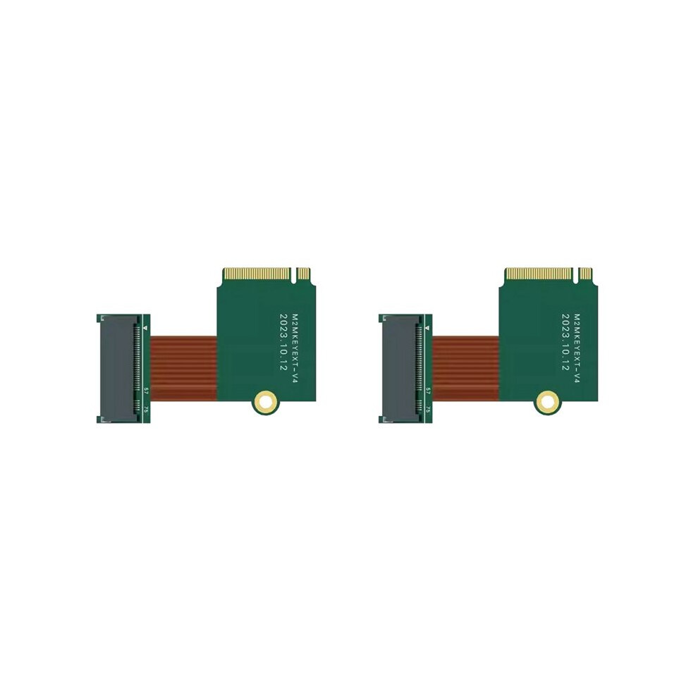 2X For Ssd 4Tb 8Tb Nvme Pcie 4.0 Ssd 2230 To 2280 Solid State Drive Diy Modified 90 Adapter Board 6034032262741