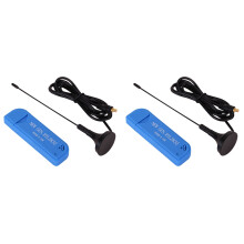 2X 25 MHz to 1760 MHz Receiver for SDR RTL2832U R828D A300U FM Receiving Frequency