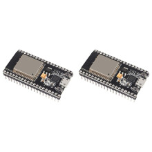 2X ESP32 ESP-32S NodeMCU-32S ESP-WROOM-32 Carte de DéVeloppement 2.4 GHz WiFi et Dual Cores MicrocontrôLeur