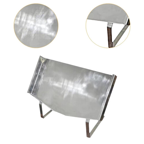 Stainless Steel Beehive Frame Holder Tray with Dual Function Uncapping and Draining Rack 1