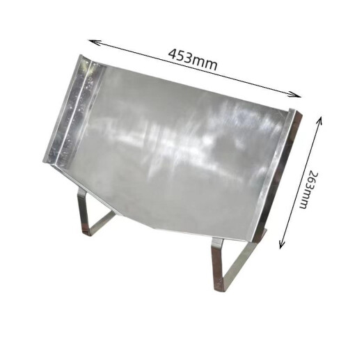 Stainless Steel Beehive Frame Holder Tray with Dual Function Uncapping and Draining Rack 2