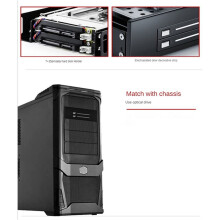 2X SEATAY Dual Bay SATA2 Hard Drive HDD & SSD Tray Internal Mobile Rack Enclosure Docking Station Hot Swap Bracket,HD520