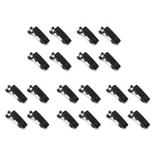 20Pcs Compression  Lock Zinc Alloy Flush Lever  Adjustable Grip Range 0.04 Inch-0.94 Inch