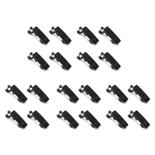 20Pcs Compression  Lock Zinc Alloy Flush Lever  Adjustable Grip Range 0.04 Inch-0.94 Inch