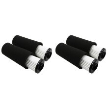 4-Pack Vervangende Geuropvangfilter F112 voor Rechtopstaande Stofzuigers Zonder Zak in Vergelijking met AD47936
