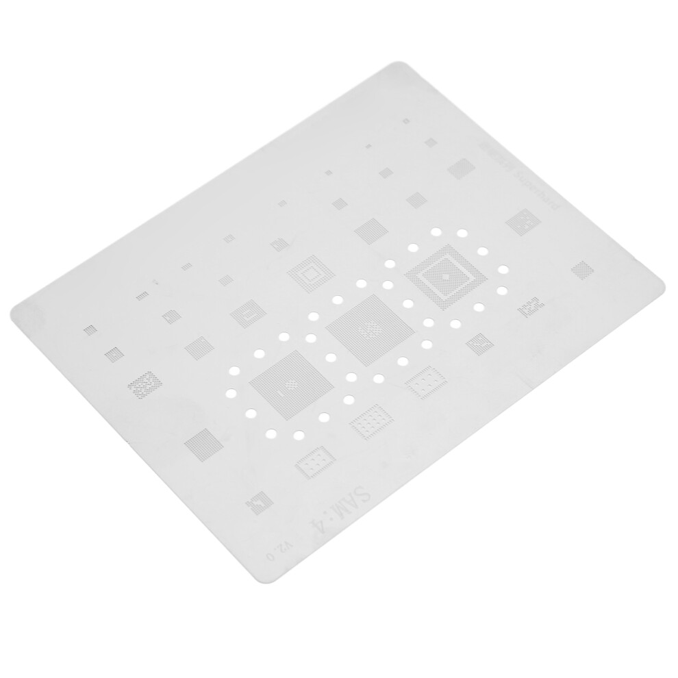 Phone Cpu Bga Reballing Stencil For A520/A310/S5mini-0.12Mm Stainless Steel 8421389707137