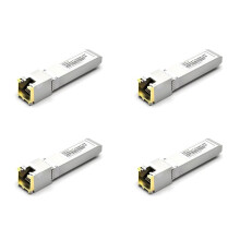 4X SFP+ Module RJ45 GBIC 10G Connector SFP Copper Cable SFP 10G Electrical Port Optical Module Ethernet Port