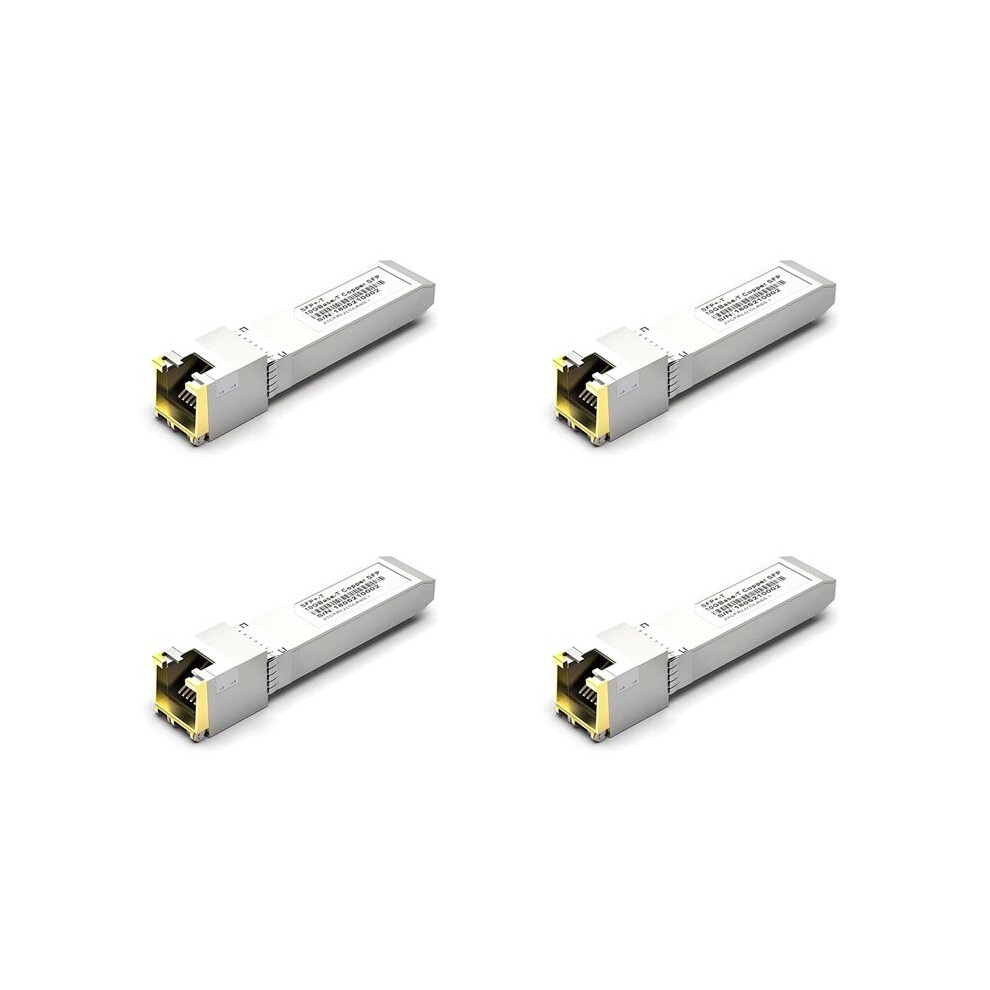 4X Sfp+ Module Rj45 Gbic 10G Connector Sfp Copper Cable Sfp 10G Electrical Port Optical Module Ethernet Port 4712497211468