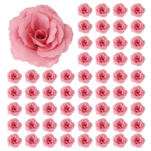 80pcs Artificial Rose Flower DIY Wedding Decoration Diameter of 65mm -