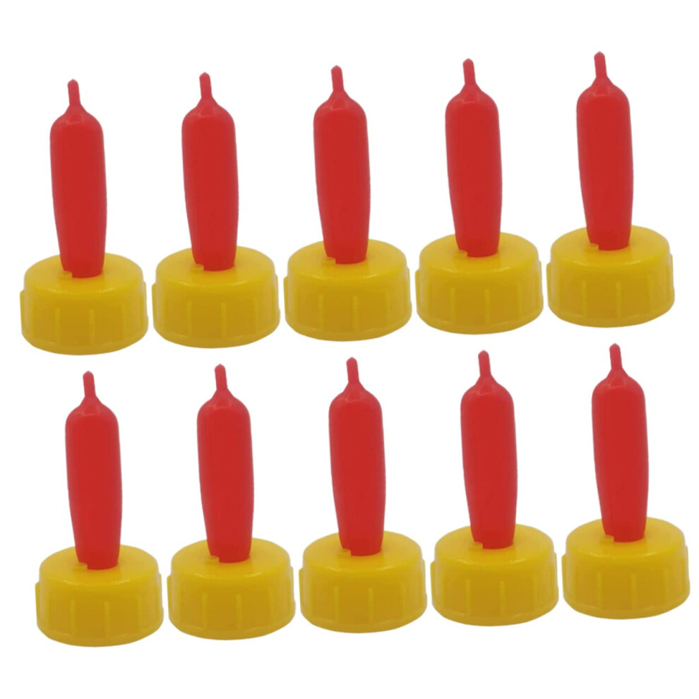 Livestock Feeding Nipples 12pcs Bite Resistant Silicone Teats for Goat Lamb Calf Piglet Bottles