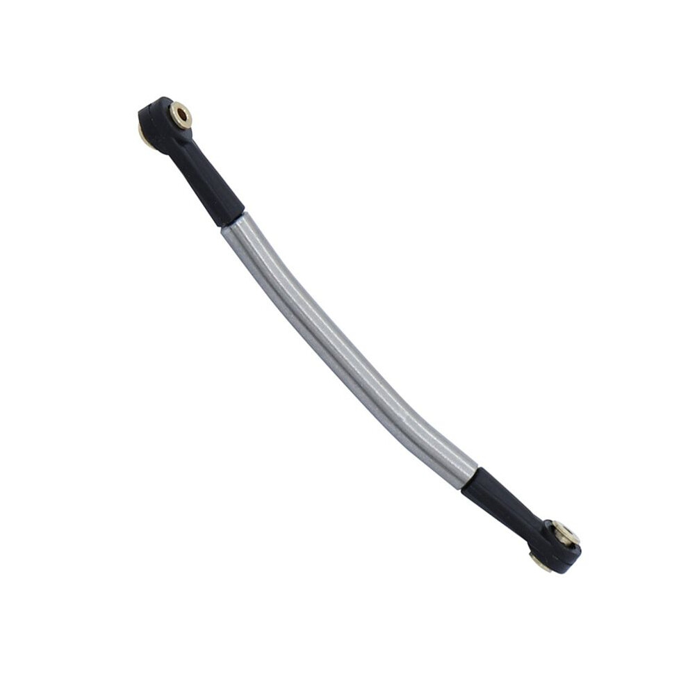 2X Stainless Steel Steering Link Servo Link Rod Steering Linkage For Axial Scx24 Ax24 1/24 Rc Crawler Car Upgrade Parts 6034013946493