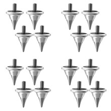 4X Speaker Isolation Spike Feet Stand Damper Cone for Hifi Audio Turntable Recorder AMP M8 Silver