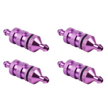 4X 1/8 1/10 RC Modell Auto Ersatz Teile Kraftstoff Filter Nitro für HSP 02156 94122 94188, Lila