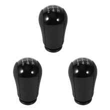 3X 5 Speed Manual ABS Car Shift Knob for Focus Mondeo MK3 Mustang S-MAX ( Color: Black )