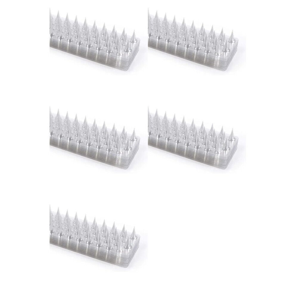 50X Spikes Repeller Cat Plastic Bird Repellent Anti Anti-Bird Squirrel Garden Fences Control Transparent Spikes 6033325003429