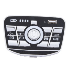 4X Fuente de Alimentación para Vehículos Eléctricos para Niños, Interruptor de Control Central, Monitor de Energía de Música  Multifuncional