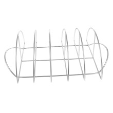 Stainless Steel BBQ Grill Rack for Ribs and Steaks, NonStick Outdoor Camping Cooking Accessory
