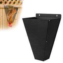 Medium HeavyDuty Steel Poultry Restraining Cone for Chickens Turkeys Up to 8 lbs Flatback Design