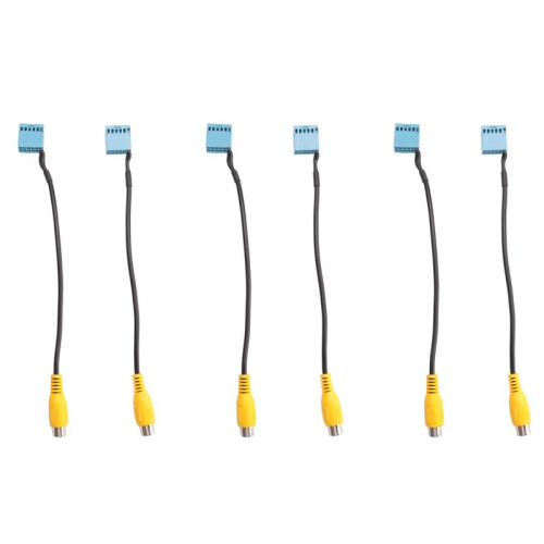 6PCs Car Rearview Camera RCA Video Reverse Camera Convert Cable for-MIB    RCD330 RCD330G