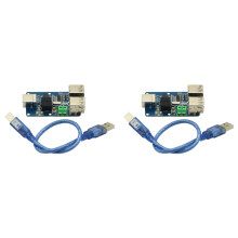 2X Isolator, 2500V USB HUB Isolator, USB Isolation Board, ADUM4160 ADUM3160 Support USB Control Transmission Module NEW