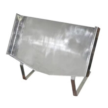 Stainless Steel Beehive Frame Holder Tray with Dual Function Uncapping and Draining Rack