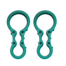 2X Ouvre-Bouteilles Multiples, Couvercles de Bocaux Portables, Boîte en Étain, Pratique, Flexible, Twister, Bouchon à Vis en Caoutchouc, Dispositif