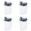 4X Rice Airtight Storage Container,Cereal Dry Food Powder Storage Box 2