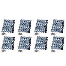 384-Teilige MöBelgleiter PTFE Easy Moving Slider mit Schraubbodenschutz für Geflieste HolzböDen (25 mm Rund)