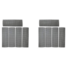 Flower Pot Hole Grid Mat Bottom Grid Mat 4 Inch x 12 Inch 10 Pieces of Gasket-Bonsai Drainage Net