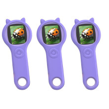 3X Microscoop voor Kinderen - Draagbare Handvergrootglas Digitale Microscoop voor Kinderen, Onderwijskunde, Speelgoed, Paars