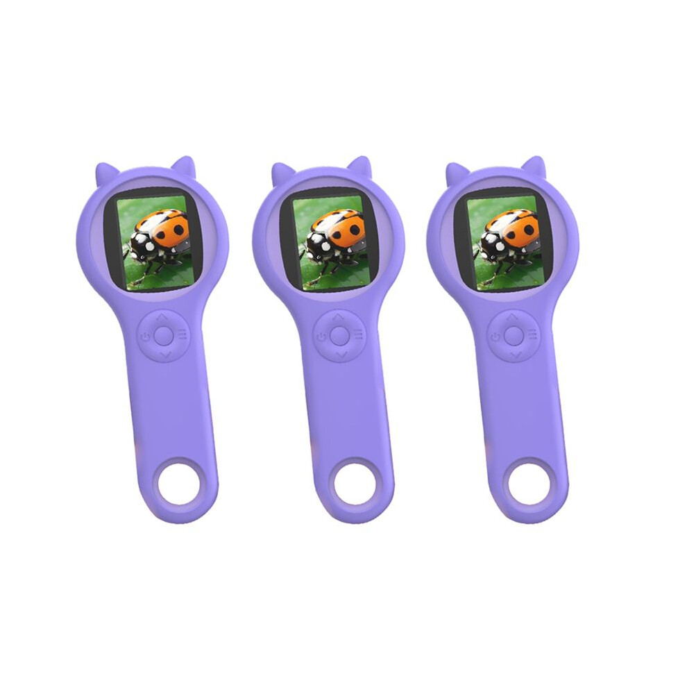 3X Microscope for Kids - Portable Handheld Magnifying Glass Digital Microscope for Kids Educational Science Toys